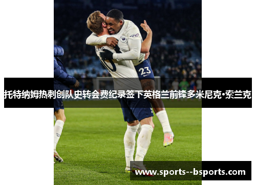 托特纳姆热刺创队史转会费纪录签下英格兰前锋多米尼克·索兰克